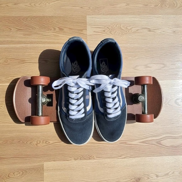 Vans Mens Old Skool Off The Wall Suede Tips & Canvas Size 11 Sneakers - Picture 9 of 14